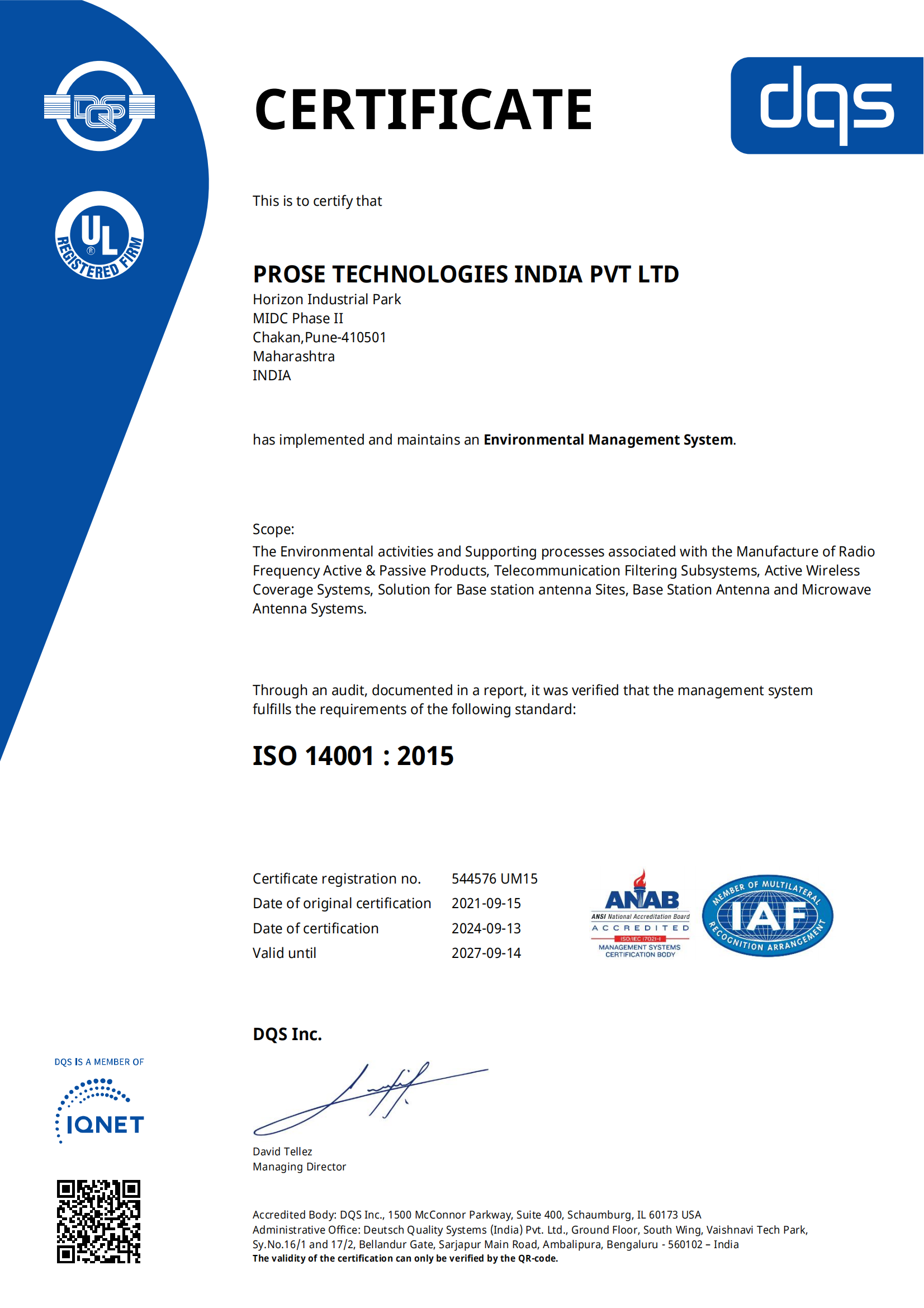 ISO 14001 : 2027