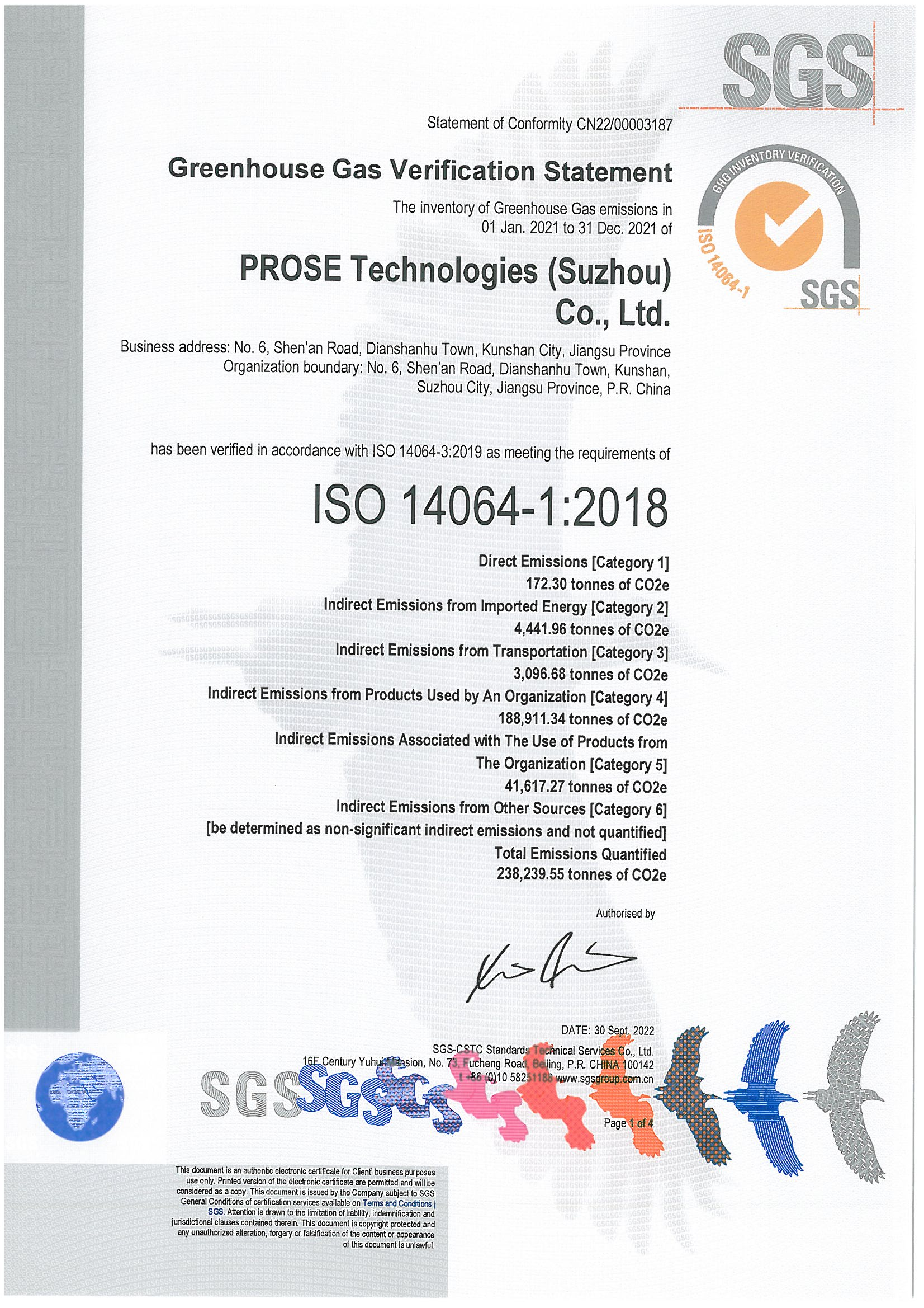 ISO 14064-1:2018 UM15(DQS)